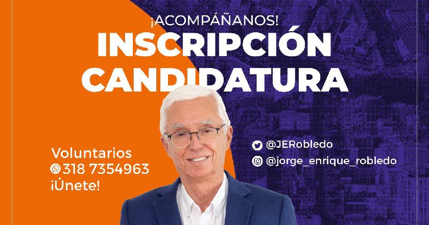 Robledo oficializará su candidatura a la Alcaldía de Bogotá este jueves ante la Registraduría Distrital