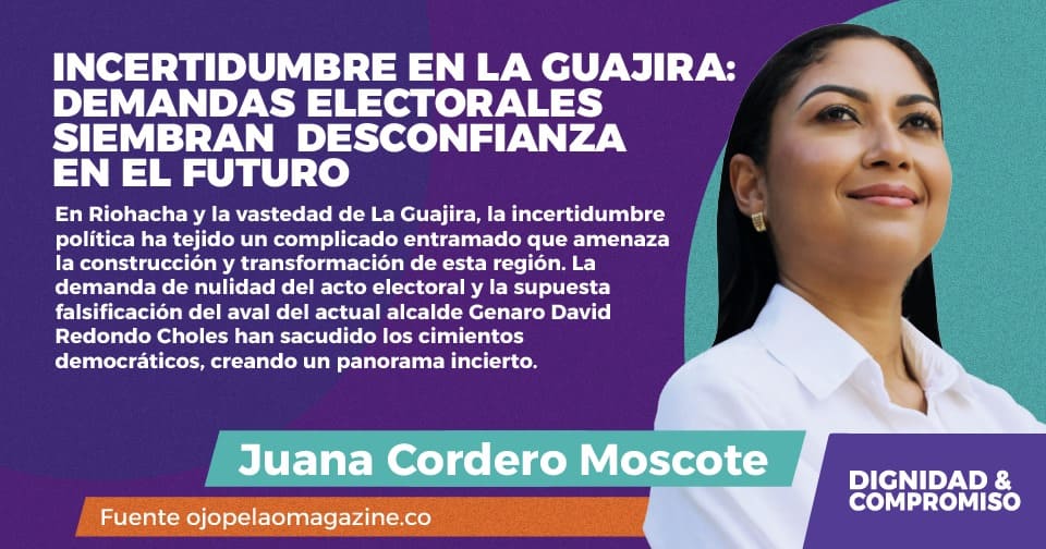 Juana Cordero Incertidumbres en la Guajira 1