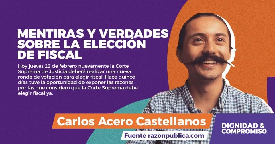 Carlos Acero elección fiscal