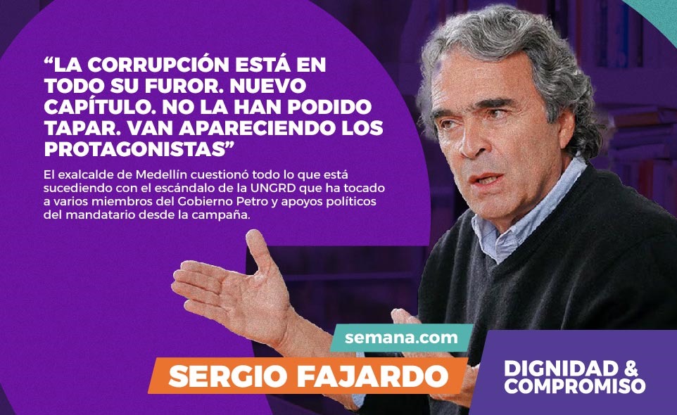 Sergio Fajardo corrupción en furor