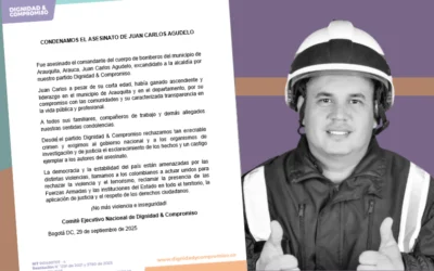 Condenamos el asesinato de Juan Carlos Agudelo