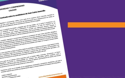 Comunicado sobre la candidatura de Juan Carlos Jaramillo