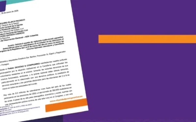 Solicitud vigilancia institucional y garantías democráticas para los colombianos en el exterior en las elecciones al Congreso 2026
