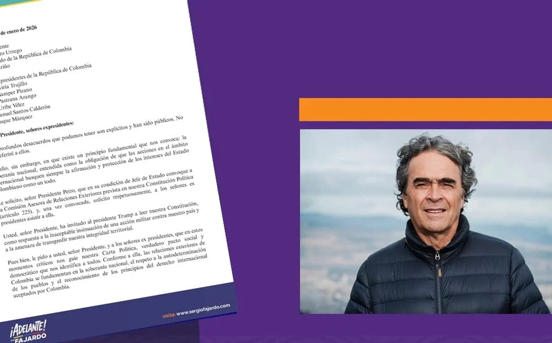 Sergio Fajardo: urge a defender la soberanía nacional sin egos ni agendas políticas en juego