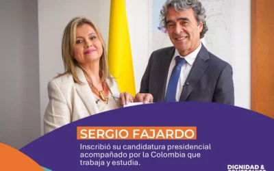 Sergio Fajardo inscribió su candidatura presidencial acompañado por la Colombia que trabaja y estudia