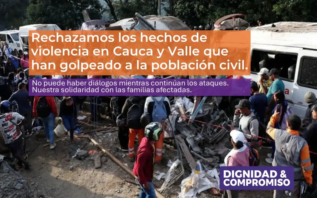 ¡BASTA YA DE VIOLENCIA Y TERRORISMO!  ¡NO MÁS SUFRIMIENTO PARA LA POBLACIÓN!
