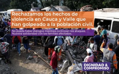 ¡BASTA YA DE VIOLENCIA Y TERRORISMO!  ¡NO MÁS SUFRIMIENTO PARA LA POBLACIÓN!