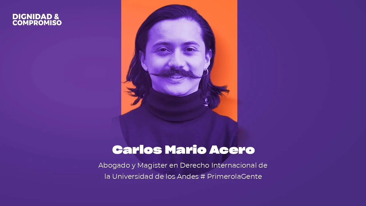 Carlos Acero en portada gráfica para columna de opinión política