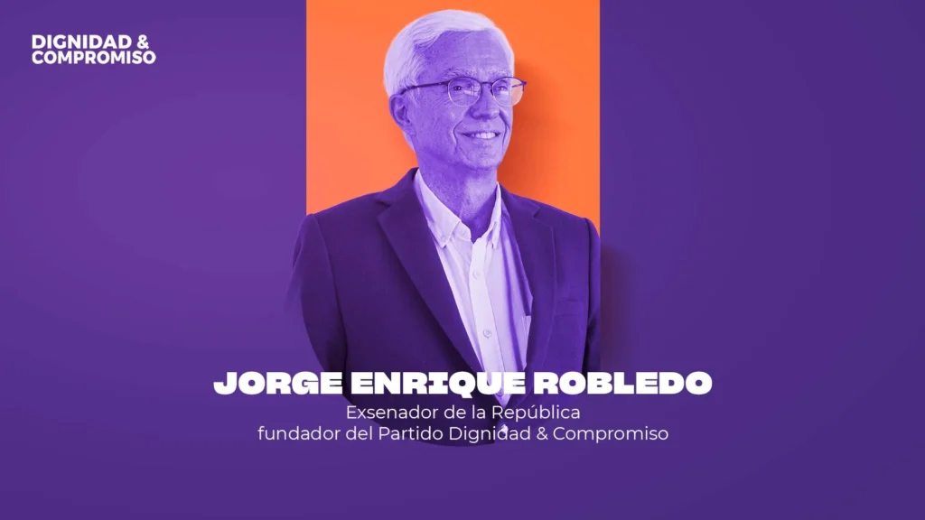 Jorge Enrique Robledo en retrato de columnistas de Dignidad & Compromiso