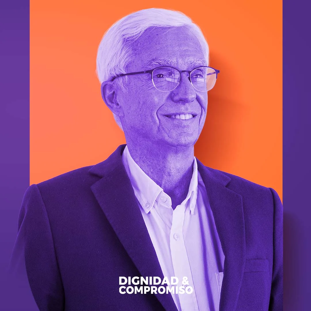 Jorge Enrique Robledo en retrato editorial del partido Dignidad & Compromiso