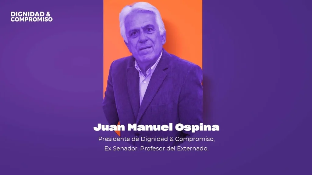 Juan Manuel Ospina en portada como presidente de Dignidad & Compromiso