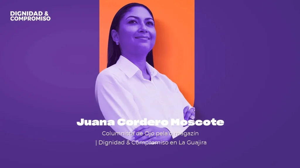 Juana Cordero Moscote en portada de columna sobre liderazgo guajiro