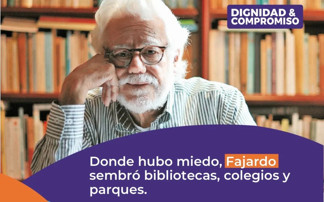 Donde hubo miedo, Sergio Fajardo sembró bibliotecas, colegios y parques.